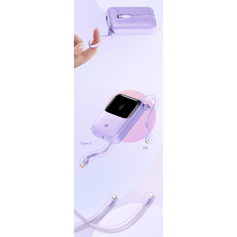 10 000 mAh nopea kannettava Powerbank Supernopea lataus USB - C 22,5 W