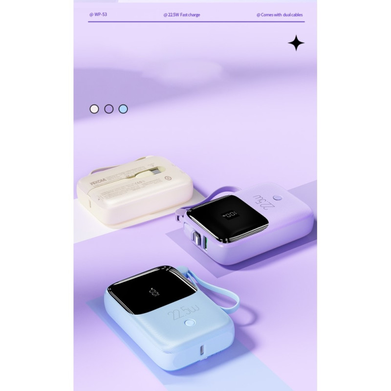 10000mAh Fast Portable Powerbank Super Fast Charging USB - C 22.5W