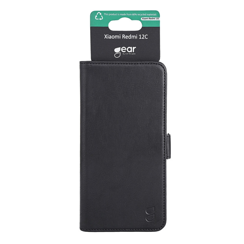 GEAR Wallet cover, sort til Xiaomi Redmi 12C