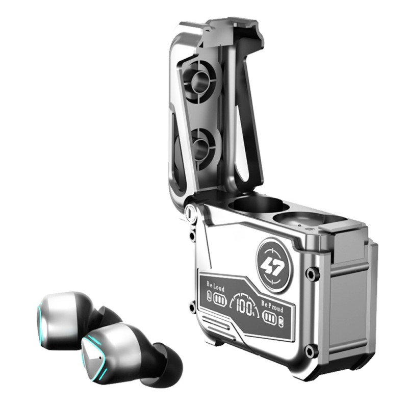 MK47 mekaaninen pelaamiseen Bluetooth - korvakuuloke - hopea