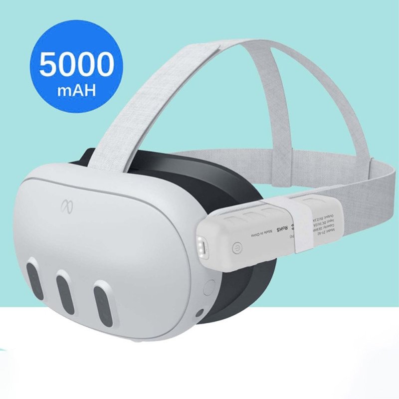 External Battery Power Bank Meta Quest 3 VR Glasses 5000mAh