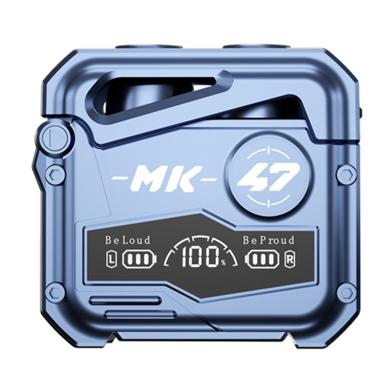 MK47 Mekanisk Gaming Bluetooth In - Ear Hodesett - Blå