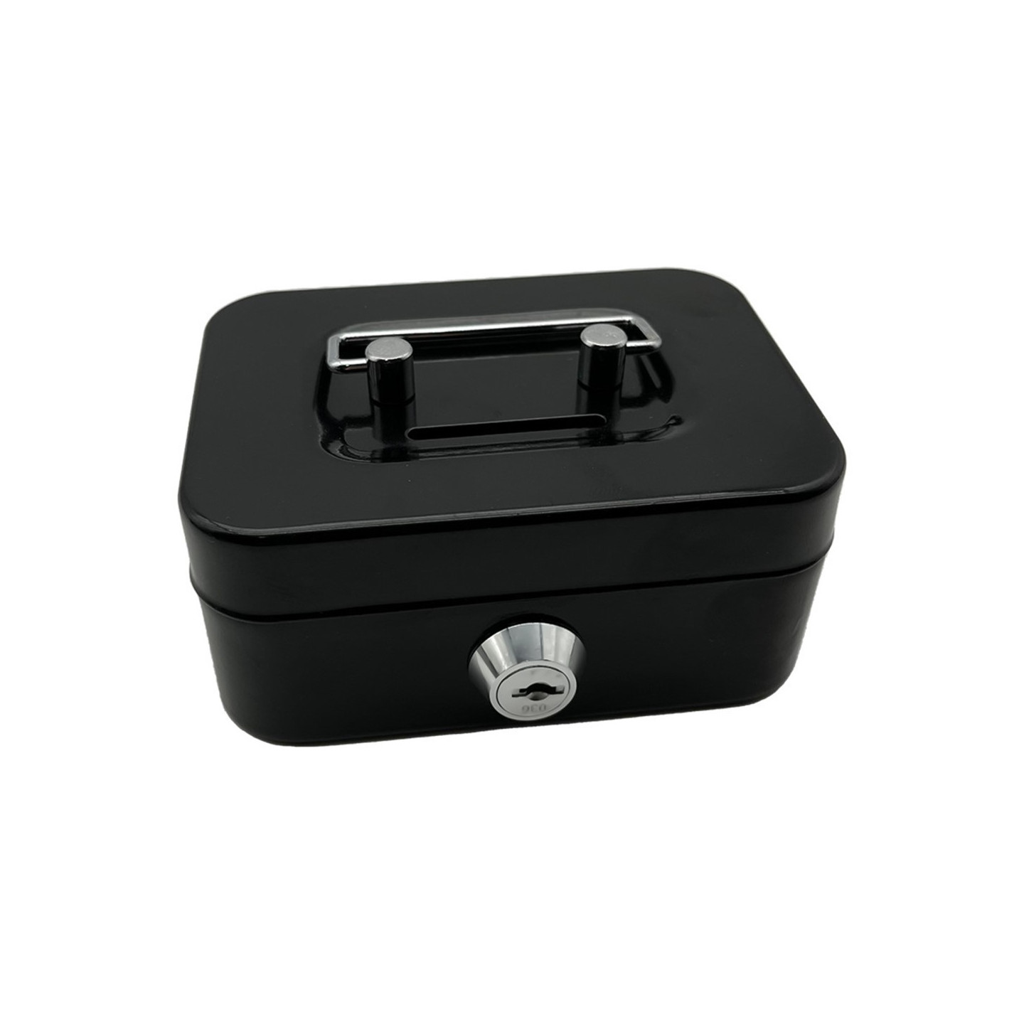 Money Box Metal Security Lock Box Lockable Money Bank Portable Small Coin Safe Box with Keys