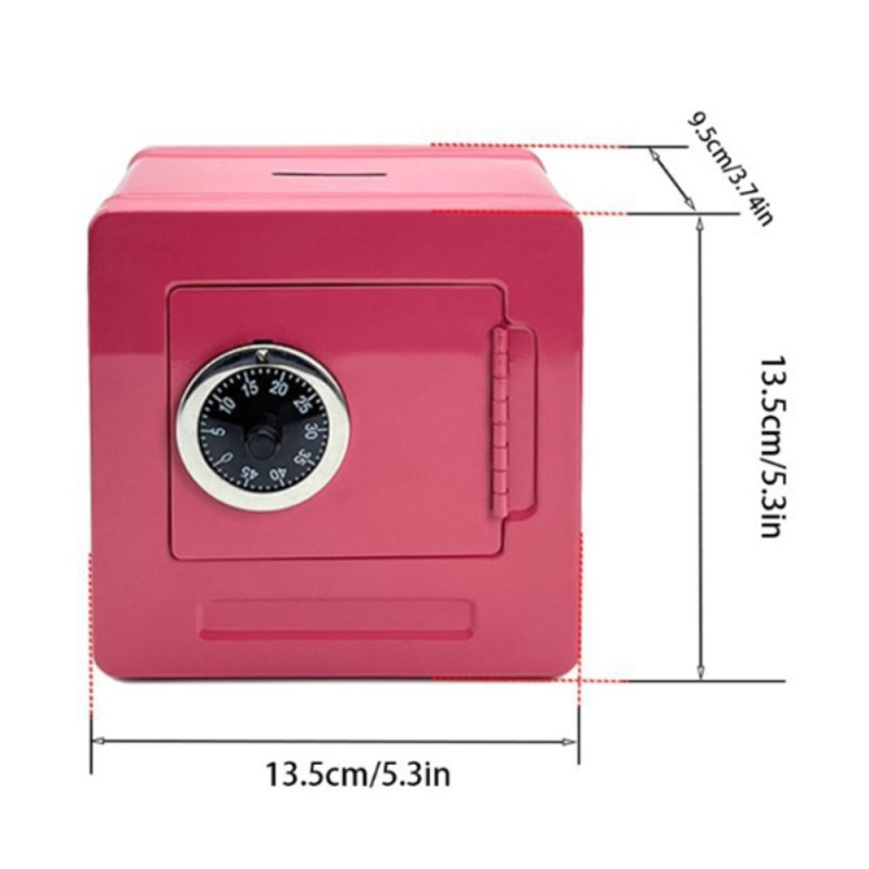 Safe Box med kodelås Sikkerhetsboks - Blå