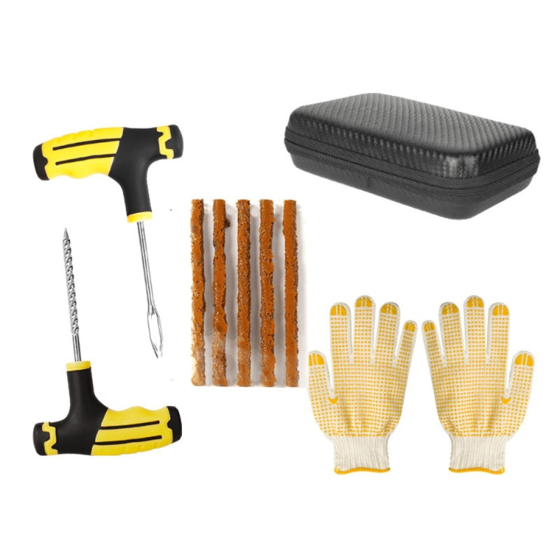 Bildæk Reparationsværktøjssæt Dæk Punkteringsværktøj