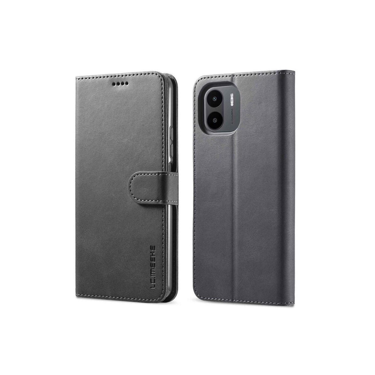LC.IMEEKE Lommebok - deksel til Xiaomi Redmi A1 - Svart