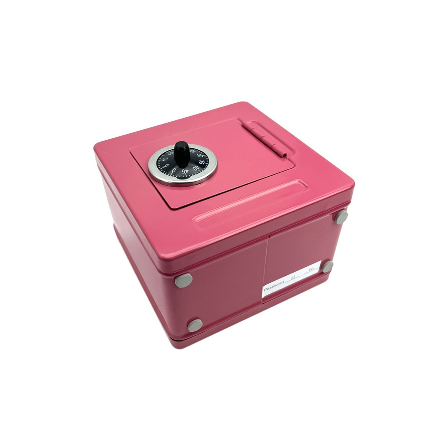 Money Box Coin Saving Banknote Cash Piggy Bank Metal Safe Box