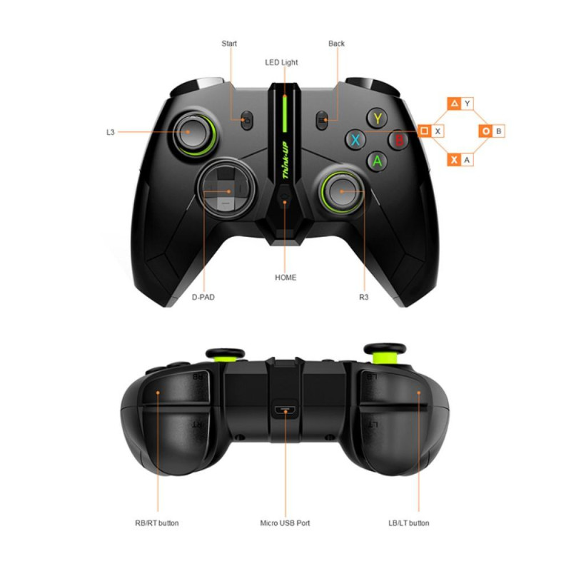 Gamepad Joystick Wireless Gaming Controller for Xbox One PC Windows