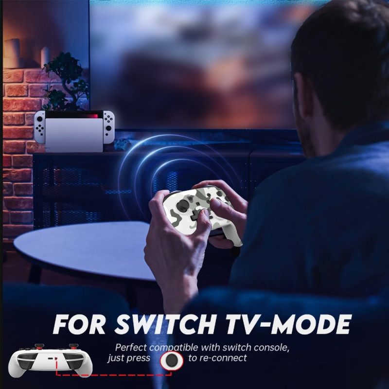 Kompatibel med Nintendo Switch Bluetooth Controller Gamepad Turbo Funktion