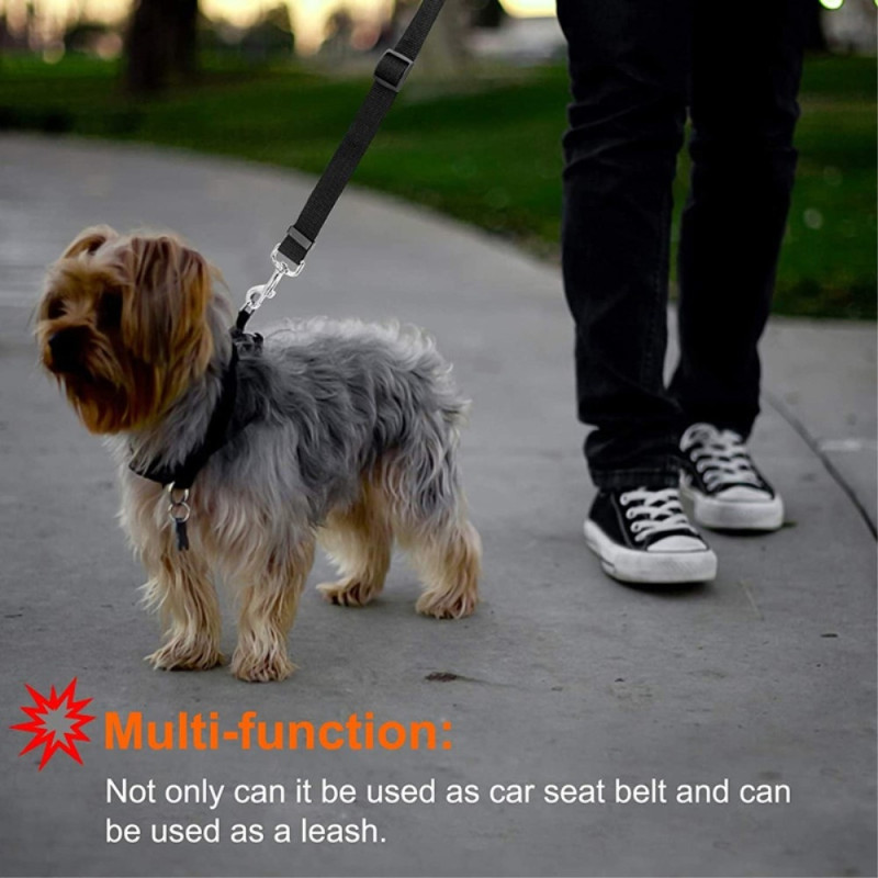 Dog belt for car adjustable dog harness Car belt Pet leash