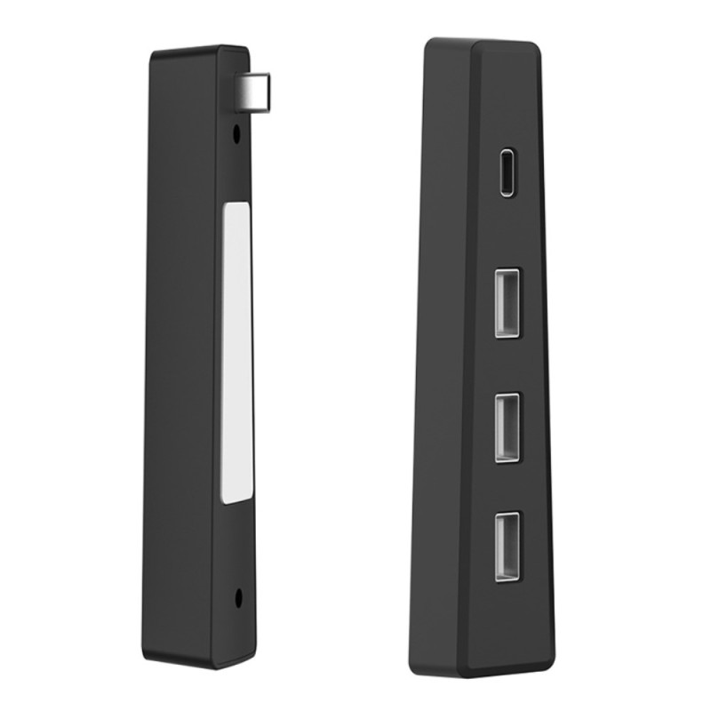 DOBE Til PS5 Slim Spillekonsol Hub - adapter USB 2.0 Docking Station Splitter