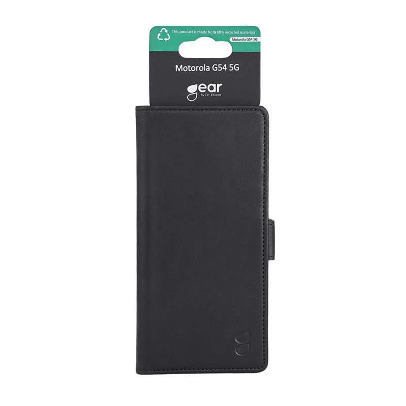 GEAR Wallet cover, sort til Motorola Moto G54