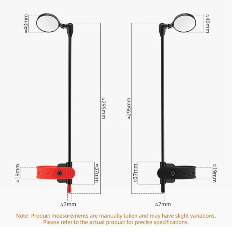 Bicycle Helmet Rear View Mirror Motorcycle Retractable Driving Safety Mirror