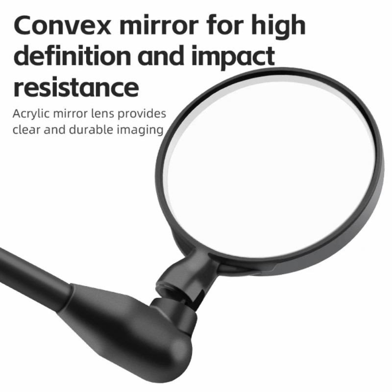 Bicycle Helmet Rear View Mirror Motorcycle Retractable Driving Safety Mirror