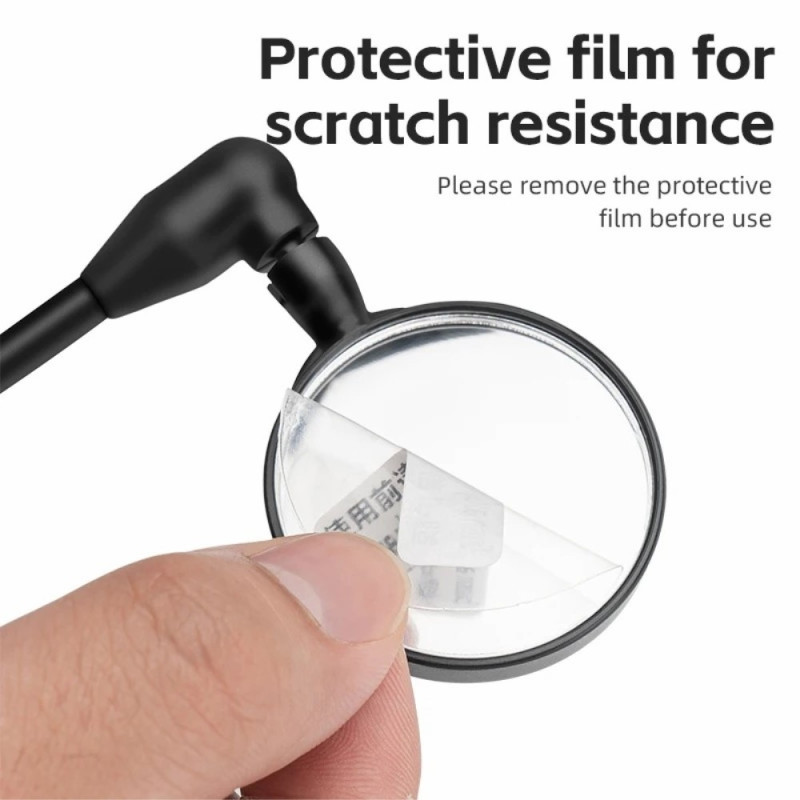 Bicycle Helmet Rear View Mirror Motorcycle Retractable Driving Safety Mirror