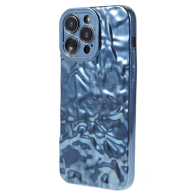 iPhone 15 Pro Max TPU Kuori Elektroplating Rypistynyt Epätasainen Puhelimen Suojakotelo