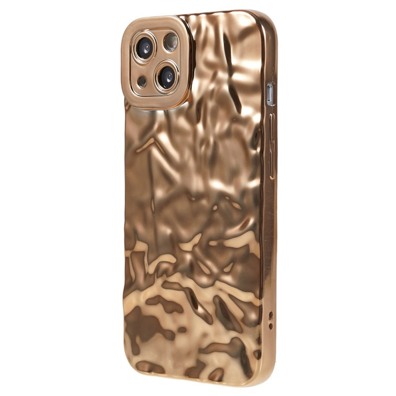 Til iPhone 15 TPU Etui Elektroplating Rynket Ujævn Telefon Cover