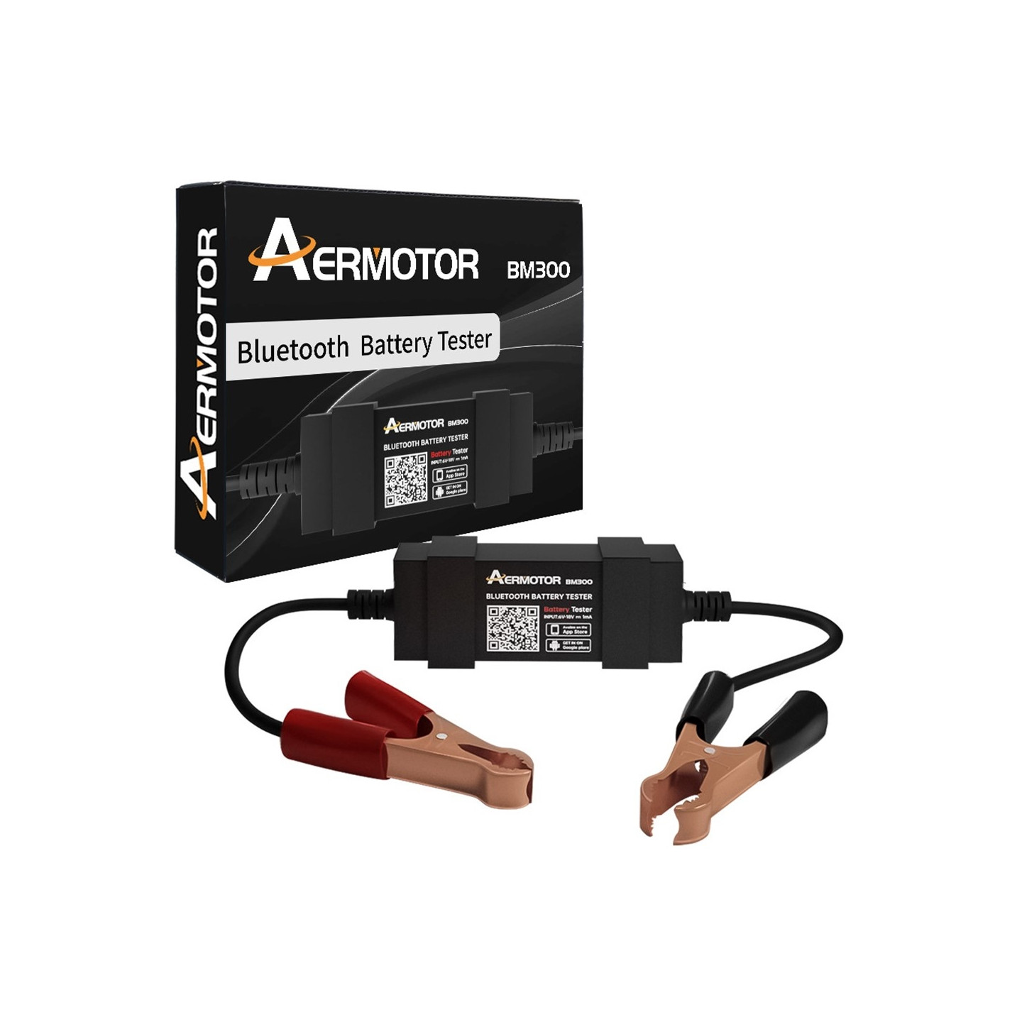 Tester Bilbatteri 12V Ladestartanalysator Android iOS