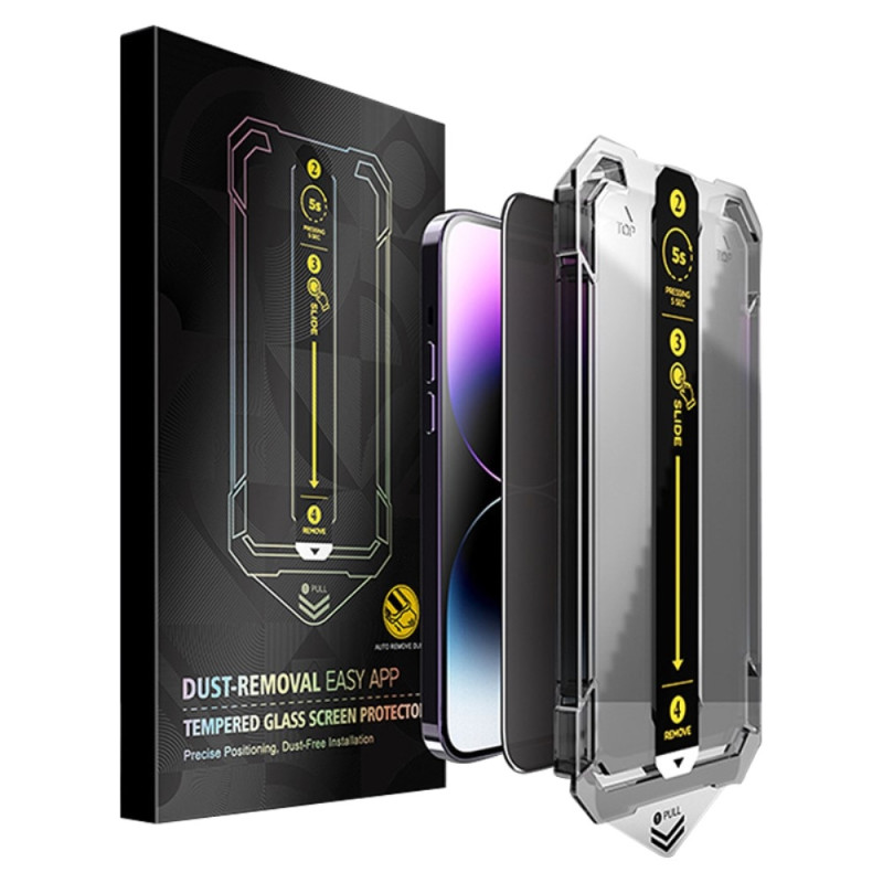 iPhone 15 Pro Max Anti - spy Privacy Tempered Glass - näytönsuoja