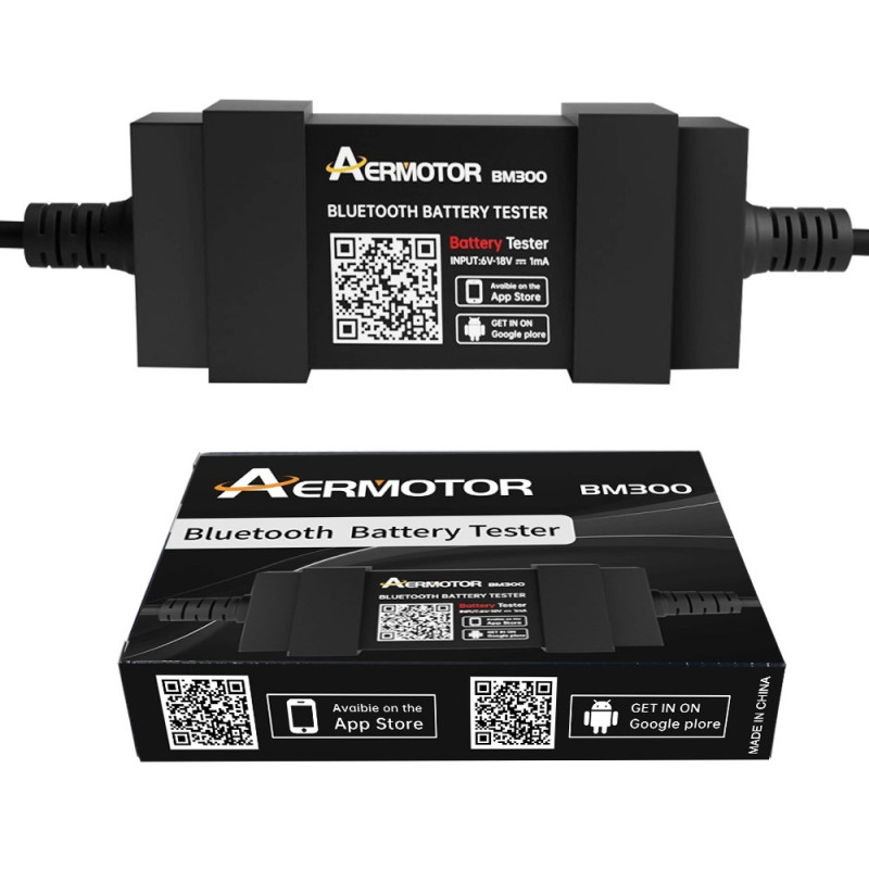 Tester Auton akku 12V Latauskäynnistysanalysaattori Android iOS