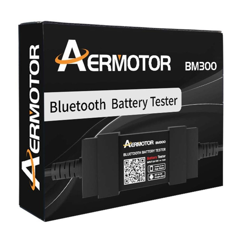 Tester Bilbatteri 12V Ladestartanalysator Android iOS