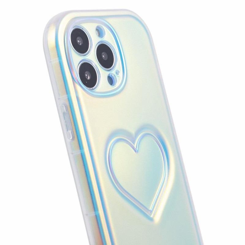 iPhone 15 Pro Max Case Shell TPU 3D - tehoste sydämen muotoon