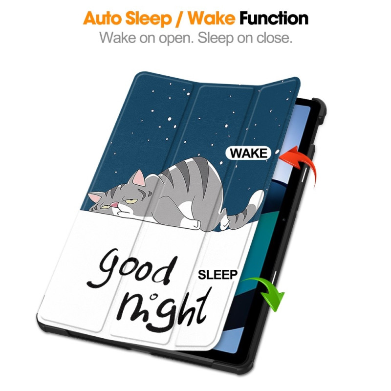 Xiaomi Redmi Pad SE Stand Slim Fit Cover Sleep / Wake - Cat