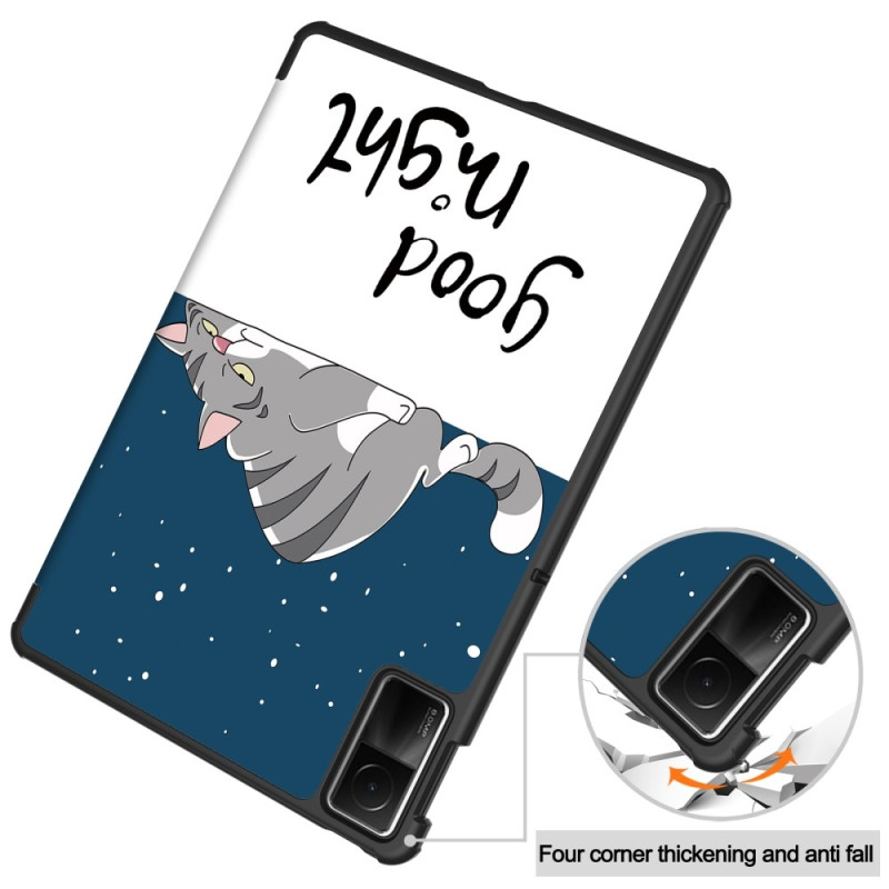 Xiaomi Redmi Pad SE Stand Slim Fit Cover Sleep / Wake - Cat