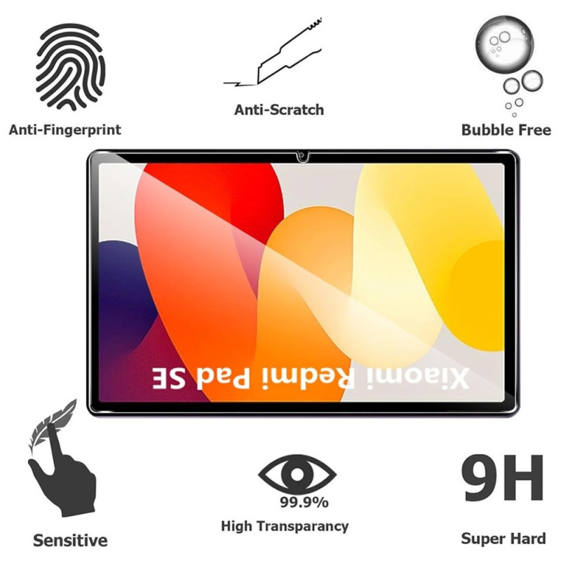 2 stk Hærdet glasbeskytter Xiaomi Redmi Pad SE