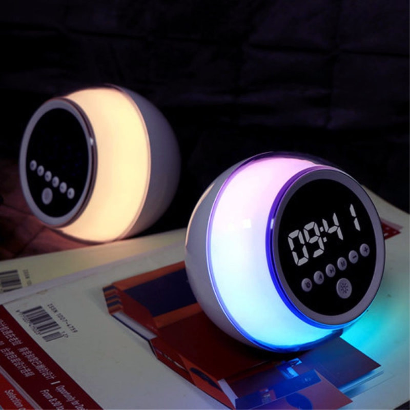 Alarm clock Bluetooth speaker Dimmable FM radio timer function
