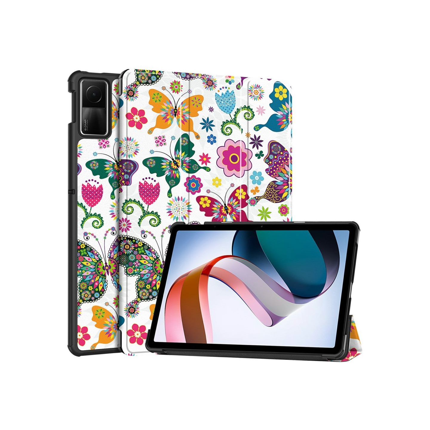 Xiaomi Redmi Pad SE Stand Slim Fit Peite Sleep/Wake - Butterflies