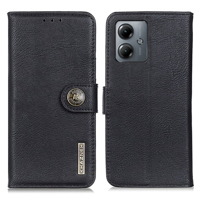 KHAZNEH Wallet Stand Case for Motorola Moto G14
