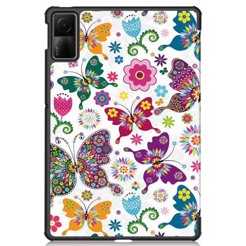 Xiaomi Redmi Pad SE Stand Slim Fit Cover Sleep / Wake - Butterflies
