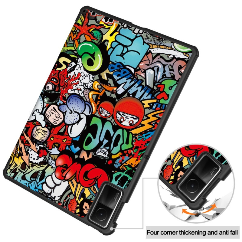 Xiaomi Redmi Pad SE Stand Slim Fit Peite Sleep/Wake - Graffiti