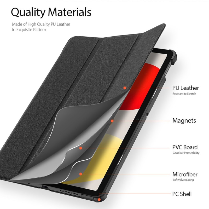 DUX DUCIS kolminkertainen jalusta Xiaomi Redmi Pad SE - musta