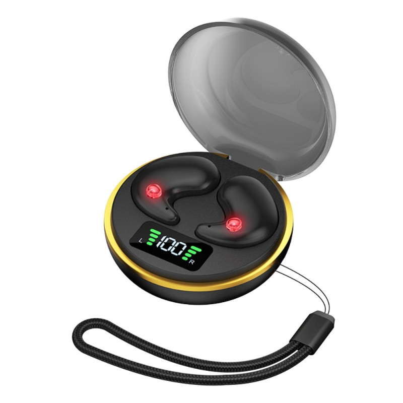 Unikuulokkeet Bluetooth - kuulokkeet Korvassa nukkumiseen - Musta