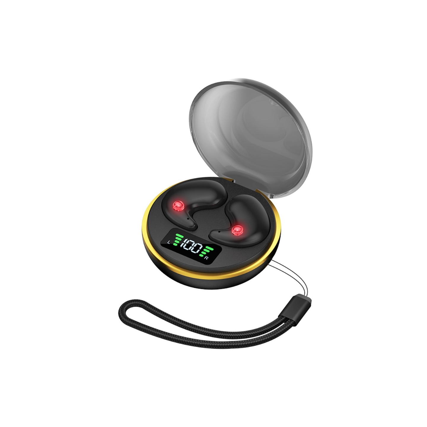 Sleep Headphones Bluetooth In ear to sleep with - Black