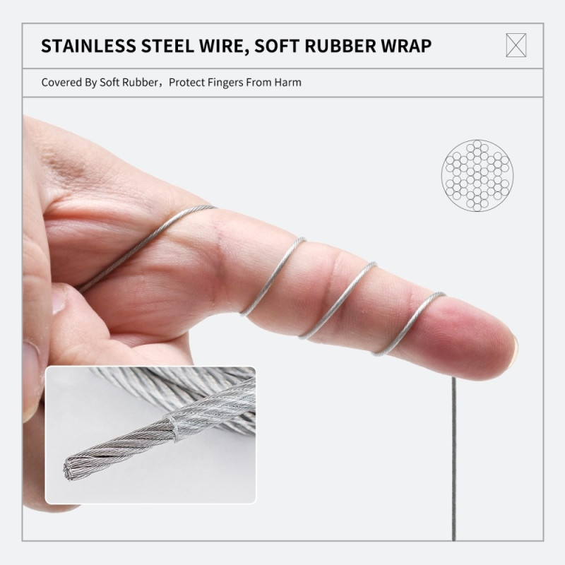 LEO Fiskespenne i rustfritt stål Fiskespenne 7 stk Snaps