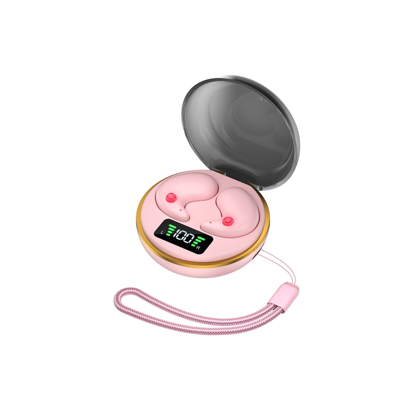 Sleep Headphones Bluetooth In ear to sleep with - Pink