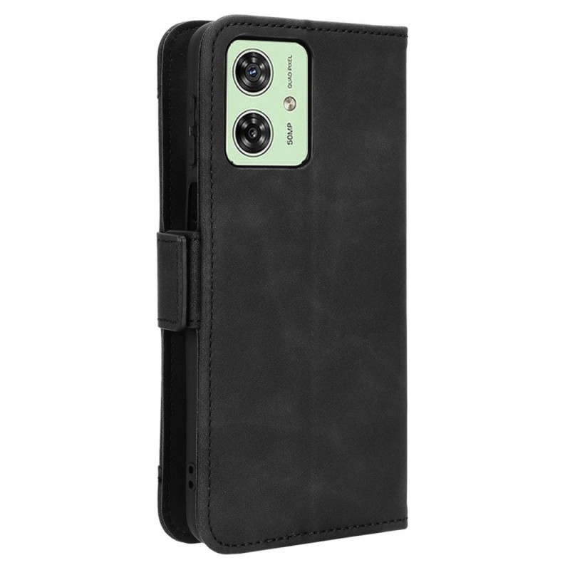 Motorola Moto G54 5G Multiple Card Slots Phone Wallet Case - Black