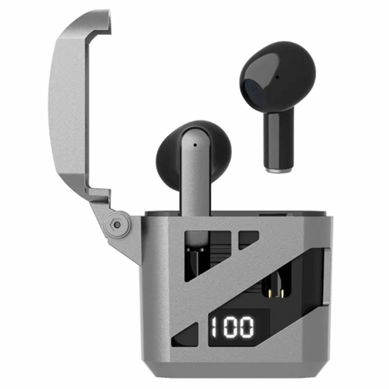 Cool Mecha Style In - Ear Bluetooth - hodesett Trådløse Hodetelefoner - Svart