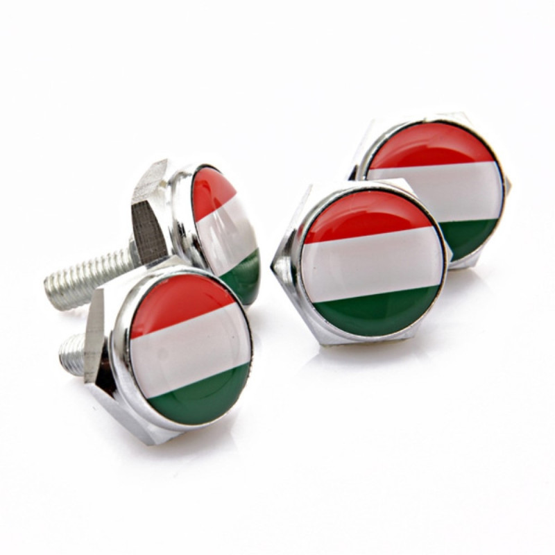 Screws For Registration Plate Car Motorcycle registration plate - Italy