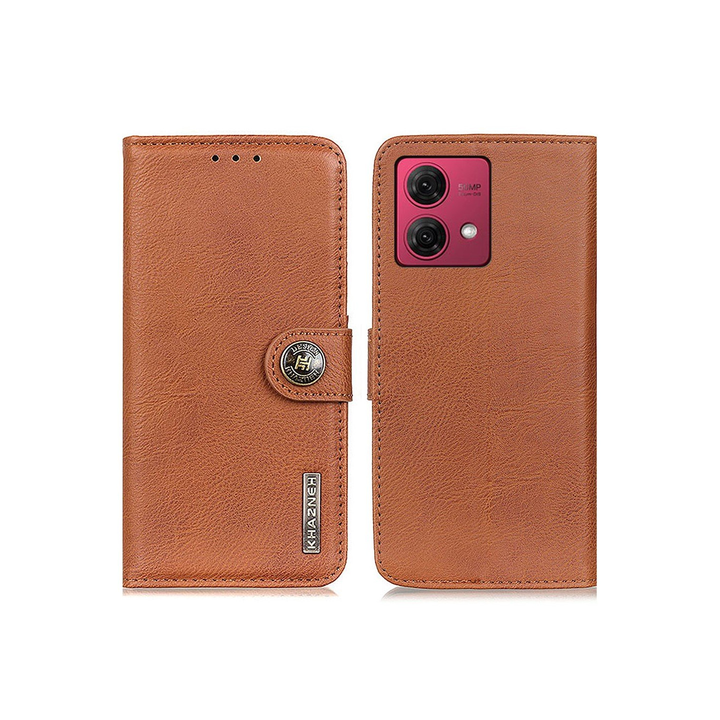 KHAZNEH Wallet Stand Case for Motorola Moto G84