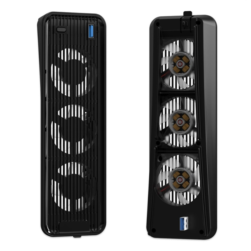 For PS5 ABS cooling fan 2 - speed wind heat dissipation USB fan cooler