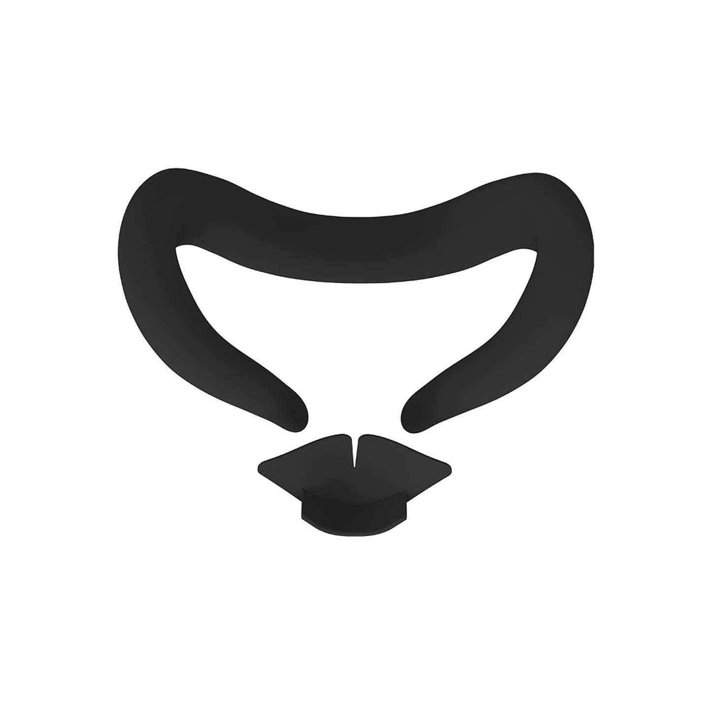 Meta Quest 3 øjenmaske beskyttelsescover med næsestøtte - Sort