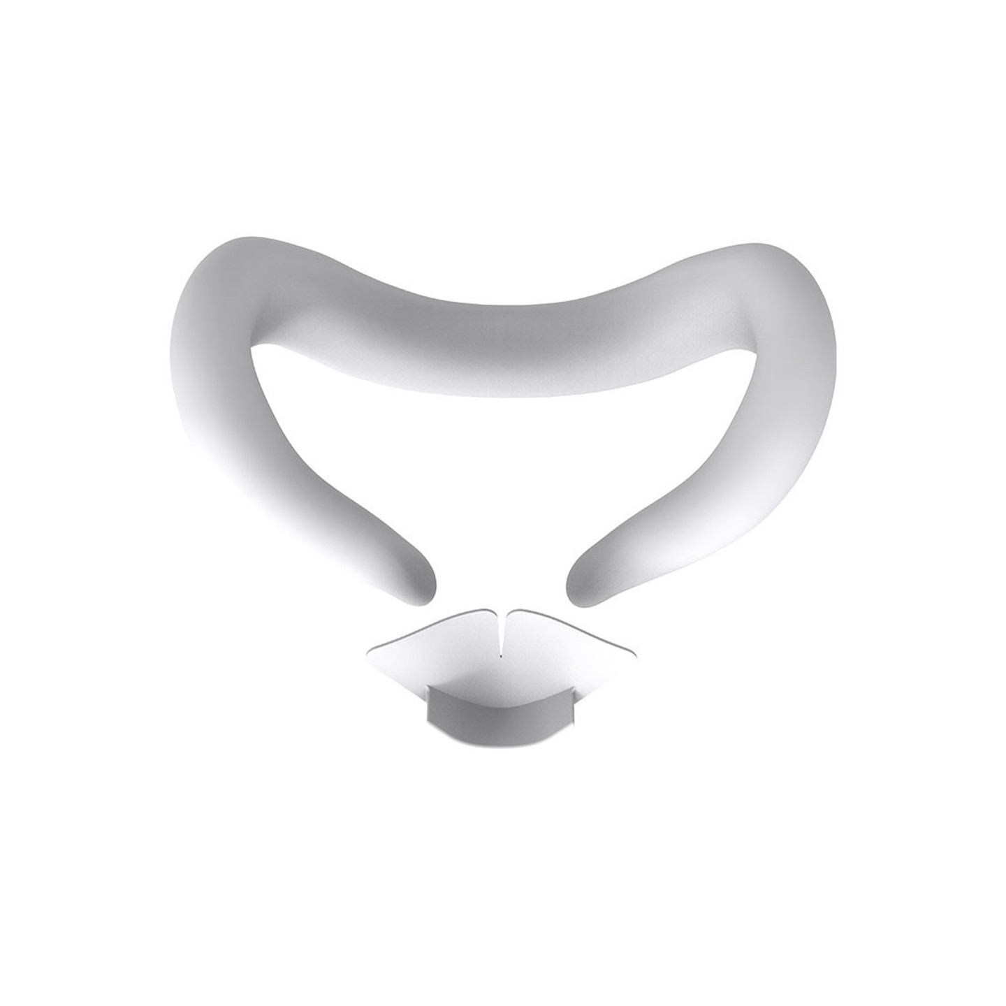 Meta Quest 3 Eye Mask Støvtett Beskyttelsesdeksel med Nesestøtte - Hvit