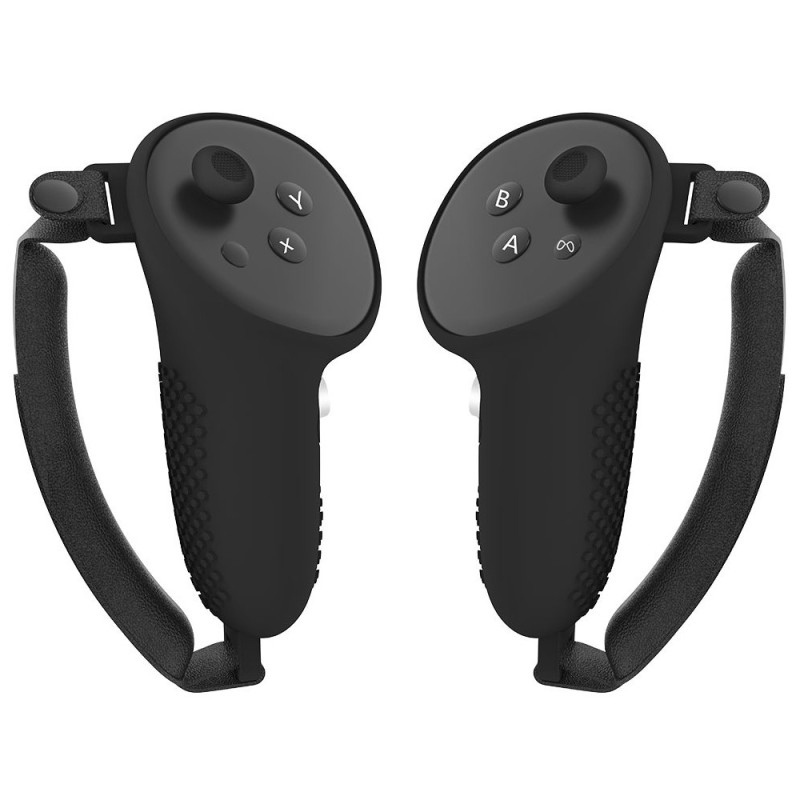 Meta Quest 3 Control Protection Silicone Case Hand Strap - Black