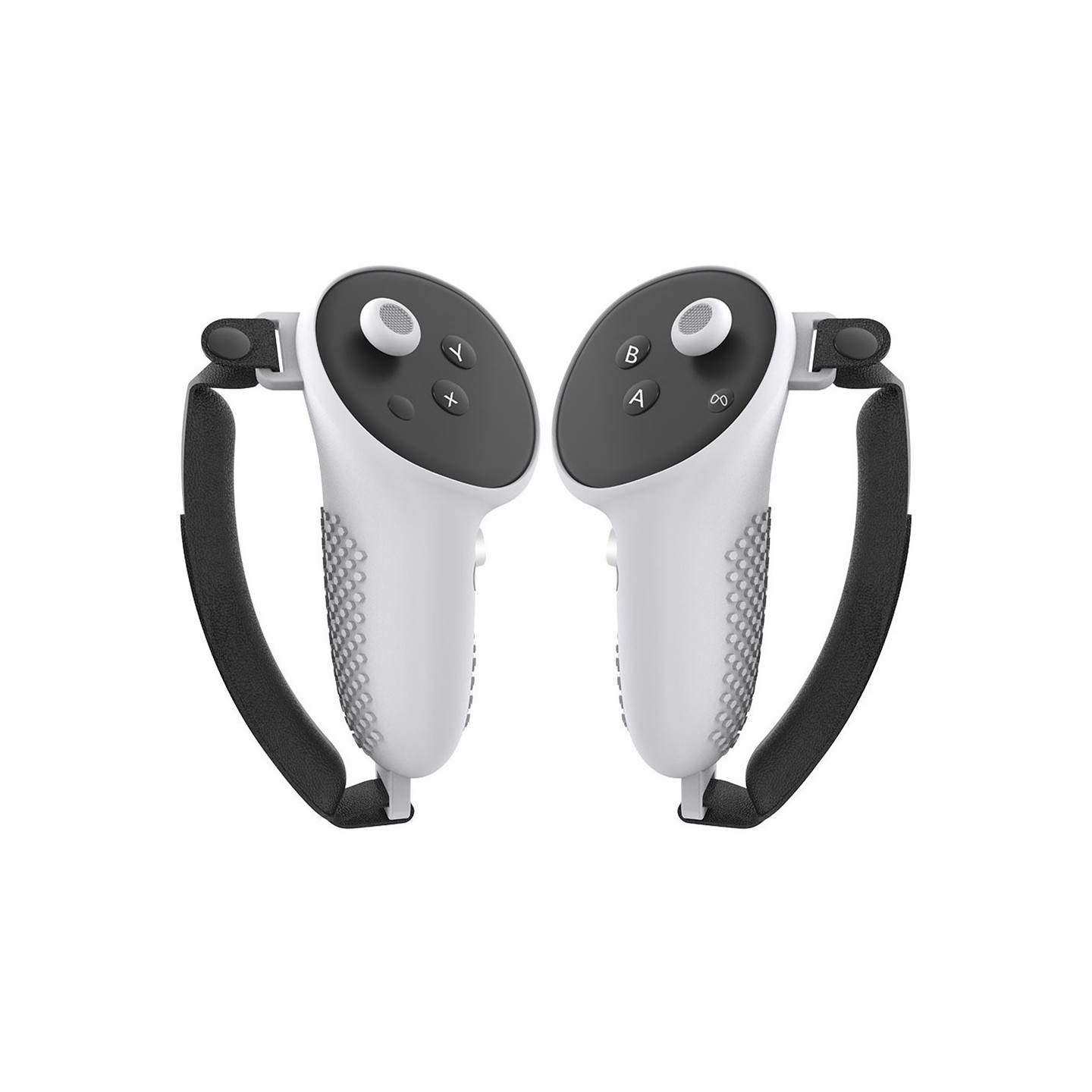 Meta Quest 3 Control Protection Silikonveske med Håndstropp - Hvit