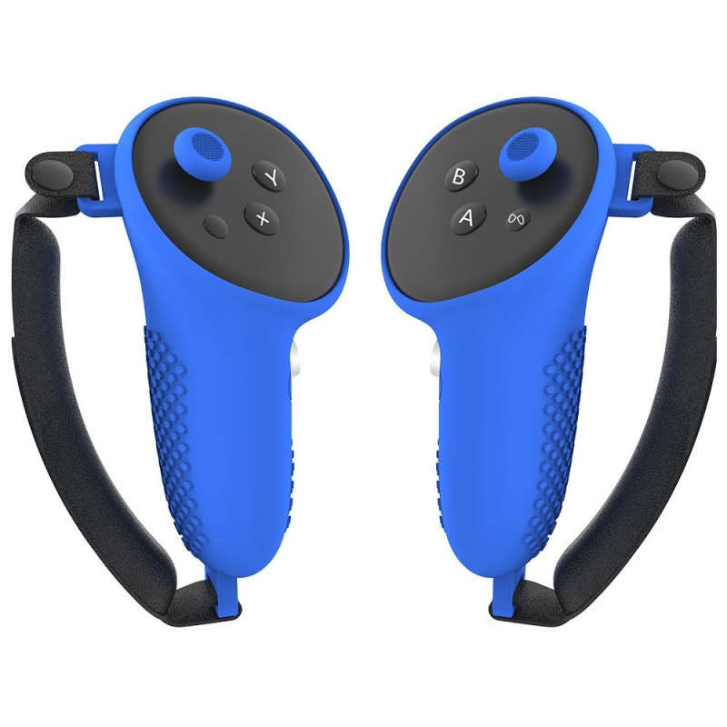 Meta Quest 3 Control Protection Silicone Case Hand Strap - Blue