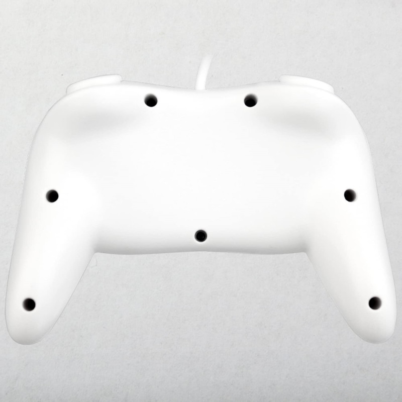 Peliohjain on yhteensopiva Nintendo Wii, Wii U Controller 1,1 metrin kaapelin kanssa - valkoinen